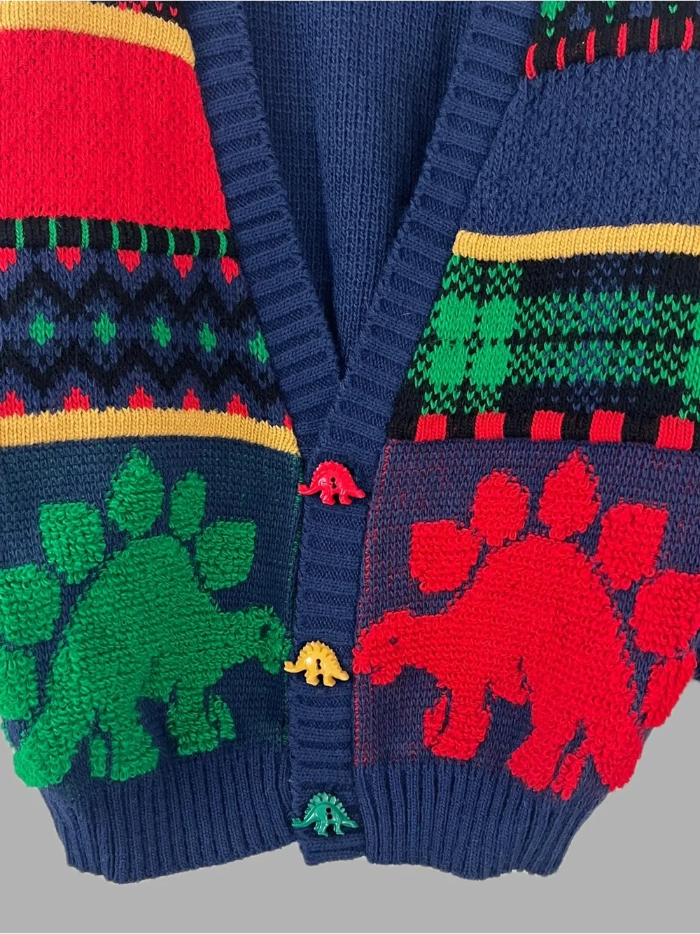VTG 90’s Ground Control Kids Cardigan Sweater Size Medium
